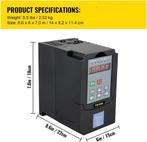 Frequentieomvormer-snelheidsregelaar - VFD 5,5 kW 220 V, Doe-het-zelf en Verbouw, Motoren, Verzenden, Nieuw, Elektromotor