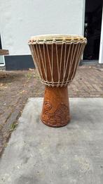 Djembe 40 cm handgemaakt in Senegal trommel, Ophalen of Verzenden, Gebruikt, Trommel