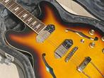 Epiphone Casino vintage sunburst incl. Koffer, Muziek en Instrumenten, Snaarinstrumenten | Gitaren | Elektrisch, Ophalen, Zo goed als nieuw