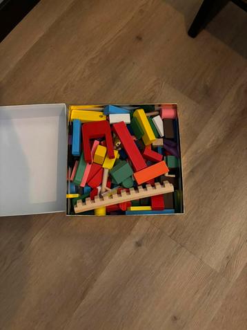 Kruzzel houten domino knikkerbaan 360 stuks beschikbaar voor biedingen