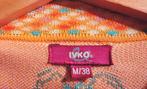 Ivko turquoise katoenen vest, Kleding | Dames, Truien en Vesten, Ophalen of Verzenden, Gedragen, Maat 38/40 (M), Blauw