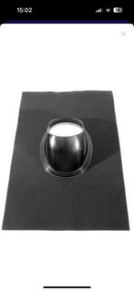 Laatste Dakdoorvoerpan Ubbink Ubiflex standard (type 174040), Dakplaat of Dakpanplaat, Kunststof, Zwart, Nieuw