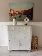 Vintage look metalen ladekast van Loods 5., Ophalen, Gebruikt, 5 laden of meer, 100 tot 150 cm