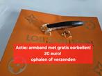 Louis vuitton armband V met Gratis  LV oorbellen!!!, Ophalen of Verzenden, Nieuw, Bruin, Leer