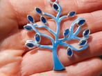 Vanoli 925 zilveren kettinghanger boom levensboom ioliet, Daiva1973@hotmail.com, Vanoli, Blauw, Amsterdam