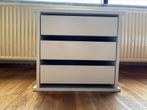 Wit Ladekastje met 3 Laden, Overige materialen, Minder dan 50 cm, Gebruikt, Ophalen of Verzenden