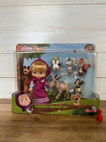 Masha en de beer: Mashas’s animal set  beschikbaar voor biedingen