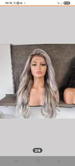 Lacecwig  echt haar, Sieraden, Tassen en Uiterlijk, Uiterlijk | Haarverzorging, Ophalen of Verzenden, Nieuw, Pruik of Haarverlenging