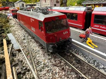 Bemo 644 BEMO 'HOm' GAUGE 1359-104 RHB RED GE 4/4 #644 III beschikbaar voor biedingen