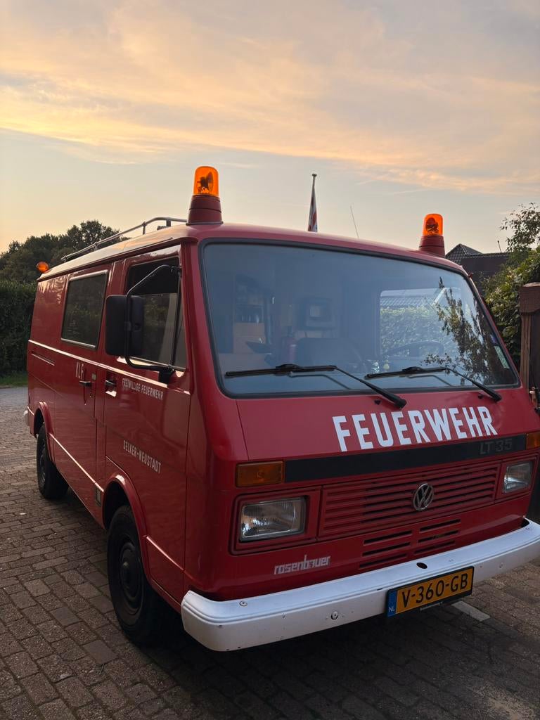 Volkswagen LT35 Brandweer Camper (1987), Koelkast, Volkswagen, Tot en met 2, Handgeschakeld