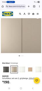 Schuifdeur ikea Pax grijs beige 201 hoogte, Huis en Inrichting, Kasten | Kledingkasten, Ophalen, Nieuw, 50 tot 75 cm, 200 cm of meer