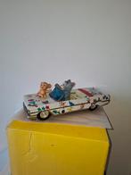 Zelden aangeboden Grote 33 cm Blikken Tom en Jerry Oldsmobi, Ophalen of Verzenden