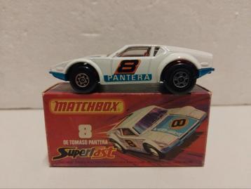Matchbox 8 Superfast De Tomaso Pantera 3INCH beschikbaar voor biedingen
