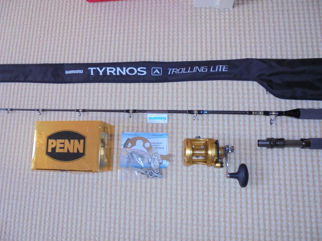 Penn International Set Reel 12VSX 2speed USA Hengel Shimano., Ophalen, Nieuw, Complete set