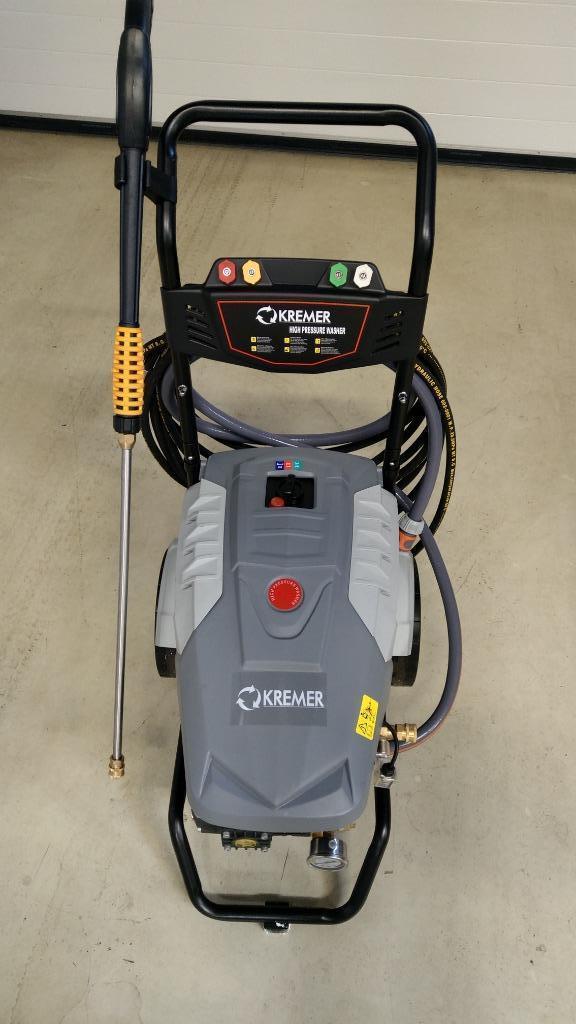 kremer kr220v150 proffesionele hogedrukreiniger, Tuin en Terras, Hogedrukreinigers, Nieuw, Elektrisch, Met regelbare waterdruk