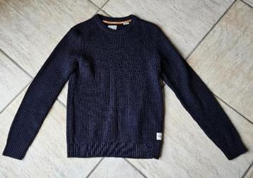 Jack & Jones heren gebreide trui donker blauw maat M beschikbaar voor biedingen