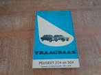 Peugeot 204 - 304 Vraagbaak Werkplaatshandboek-NL 1973-1979, Boeken, Auto's | Boeken, Verzenden, Gelezen, Peugeot
