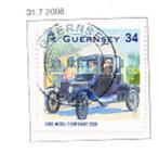GUERNSEY rondstempel 2006 KLASSIEKE AUTO, Verzenden