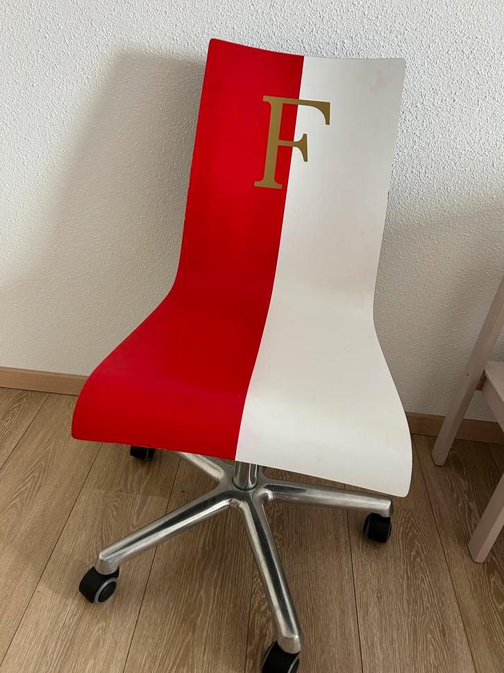 Feyenoord Bureaustoel, Huis en Inrichting, Bureaustoelen, Gebruikt, Bureaustoel, Overige kleuren, Ophalen