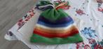Wollen Schotse Regenboog muts, wijdte 52 cm., Ophalen of Verzenden, Zo goed als nieuw, Muts