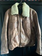 DNR leren jas maat 56 – met warme kraag – topstaat, Bruin, Verzenden, Maat 56/58 (XL), Zo goed als nieuw