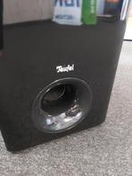 Teufel 2.1 speakerset + Raumfeld Connector2, Subwoofer, Teufel, Zo goed als nieuw, 120 watt of meer
