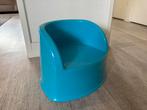 Kuipstoel kinderstoel plastic blauw, Ophalen of Verzenden, Zo goed als nieuw, Stoel(en)