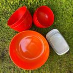 Mepal kampeerservies campingservies schalen en botervloot, Caravans en Kamperen, Ophalen of Verzenden, Zo goed als nieuw