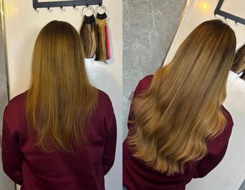 Hair Extensions lang & vol haar met (genius) weave, nanoring beschikbaar voor biedingen