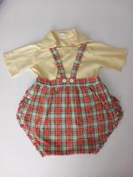 Vintage peuter kleding jaren 50. pofbroek met polo shirt., Kinderen en Baby's, Zo goed als nieuw, Ophalen