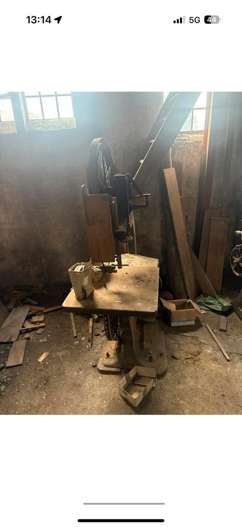 Oude Lintzaag - Vintage Houtbewerkingsmachine, Doe-het-zelf en Verbouw, Gereedschap | Zaagmachines, Ophalen