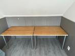 Twee ikea houten bureaus met metalen poten, Ophalen