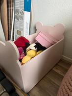 Roze Speelgoedkist / Boekenkist «TED» Petit Amelie, Zo goed als nieuw, Minder dan 50 cm, Ophalen, Minder dan 90 cm
