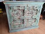 unieke grove India kast / dressoir groen, Ophalen