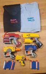 Nerf Dart Tag Set - 5 Pistolen & 2 Vesten, Ophalen of Verzenden, Gebruikt, Jongen of Meisje
