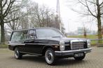 Mercedes-Benz 240D Hearse Pilato Rouwauto TOP CONDITIE! UNIE, Auto's, Lederen bekleding, 2404 cc, Zwart, Overige carrosserieën