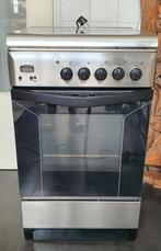 Indesit gasfornuis met elektrische oven, Witgoed en Apparatuur, Fornuizen, Ophalen, Hete lucht, 4 kookzones, Zo goed als nieuw