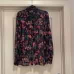 Ladress blouse chiffon maat L, Verzenden, Zwart, Maat 42/44 (L), Zo goed als nieuw