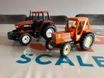 Twee Fiat Agri trekkers Britains Ertl, Ophalen of Verzenden, Zo goed als nieuw, Tractor of Landbouw, Britains