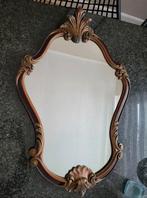 Prachtige Vintage Kuif Spiegel, Ophalen of Verzenden, Overige vormen, Minder dan 100 cm
