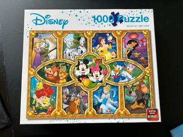 Disneypuzzel 1000 stukjes van King beschikbaar voor biedingen