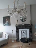 Mooie hanglamp in nieuwstaat, Huis en Inrichting, Lampen | Hanglampen, Ophalen, Zo goed als nieuw, Glas, Minder dan 50 cm