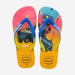 Havaianas Slippers, Fortnite, maat EUR 39/40. Geel met blauw, Meisje, Overige typen, Ophalen of Verzenden, Zo goed als nieuw