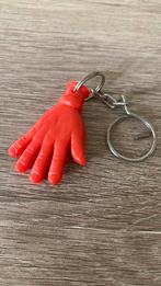 Sleutelhanger rood handje Vintage, Ophalen of Verzenden, Gebruikt, Overige typen