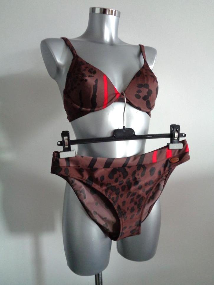 Barbara bikini, maat 40, taille 3/4, C-Cup, NIEUW, Kleding | Dames, Badmode en Zwemkleding, Nieuw, Bikini, Bruin, Verzenden
