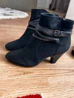 Zwarte enkellaarsjes met hak, Ophalen of Verzenden, Gedragen, Zwart, Lage of Enkellaarzen