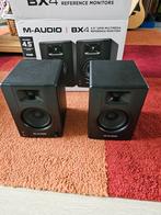 M-AUDIO BX4 Active Studio Monitors, Audio, Tv en Foto, Luidsprekers, Ophalen of Verzenden, Zo goed als nieuw, Front, Rear of Stereo speakers