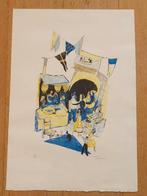 Dany Lartigue (1921-2017) litho de markt Le Marché, Ophalen