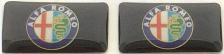 Alfa Romeo 3D doming sticker set, Auto diversen, Autostickers, Ophalen of Verzenden