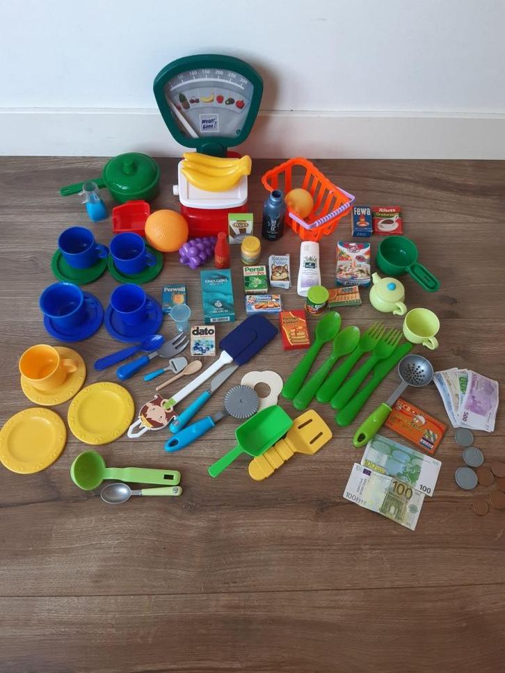Speelgoedkeuken Accessoires voor Winkeltje of Keukentje, Kinderen en Baby's, Speelgoed | Speelkeukens, Gebruikt, Speelkeuken-accessoire